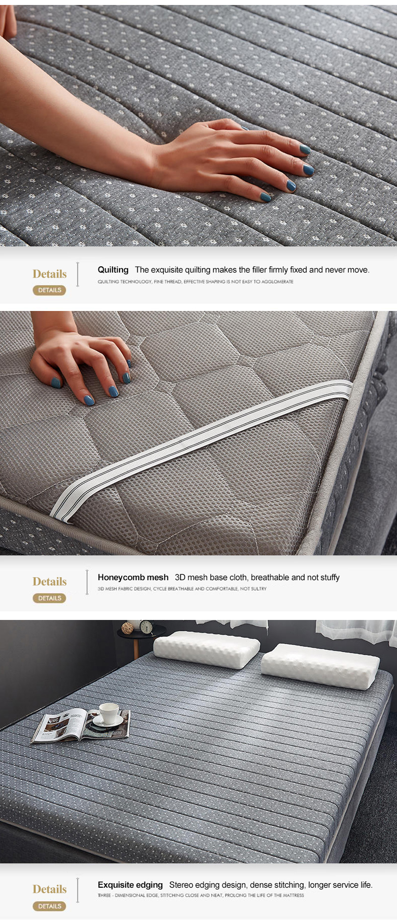 Portable Breathable Quilted Pad