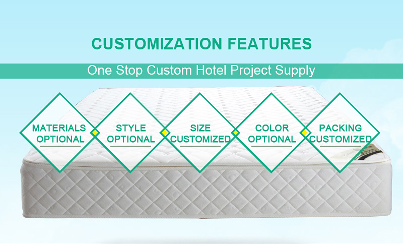 Resort Hotel Mattress Foldable Extra Firm