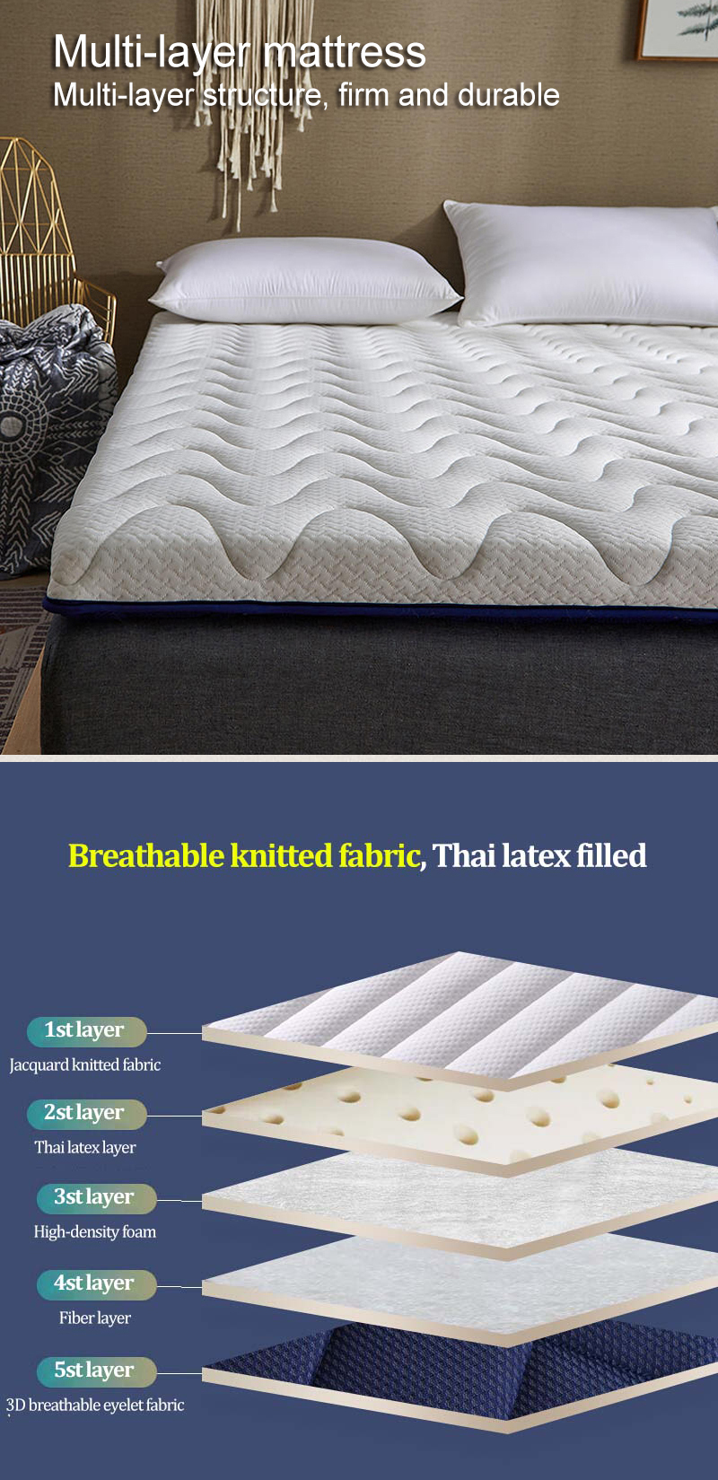 Easy to Carry Breathable Quilted Pad