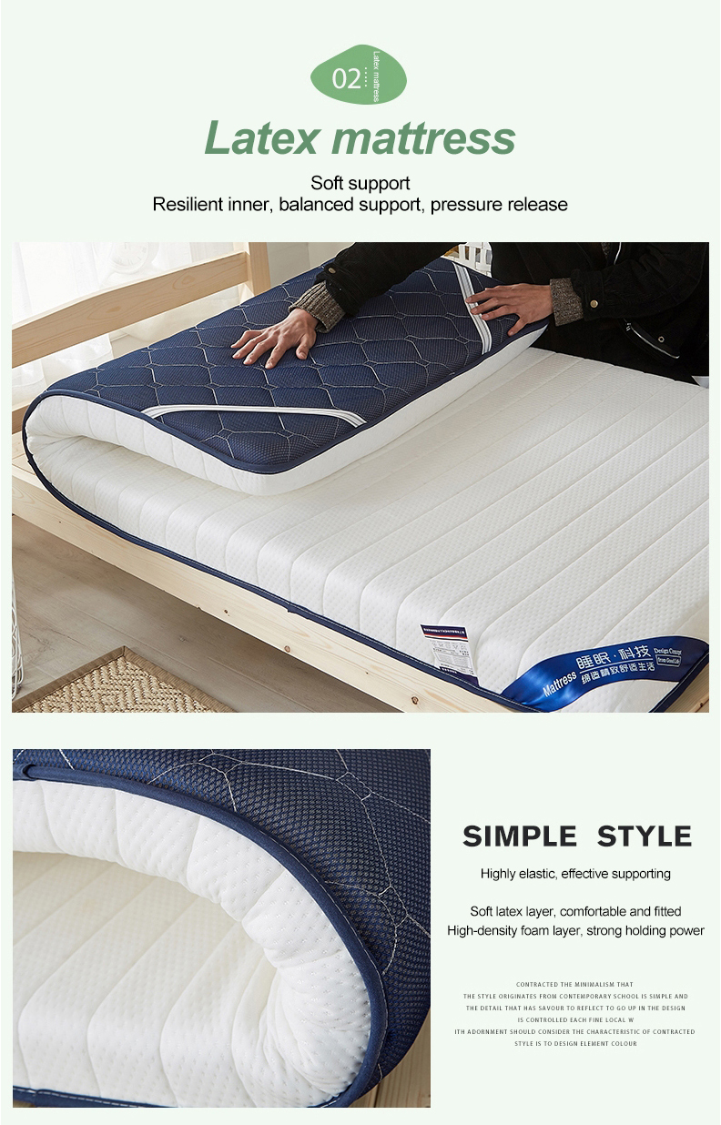 Topper Pad Roll Foldable Gel Mattress