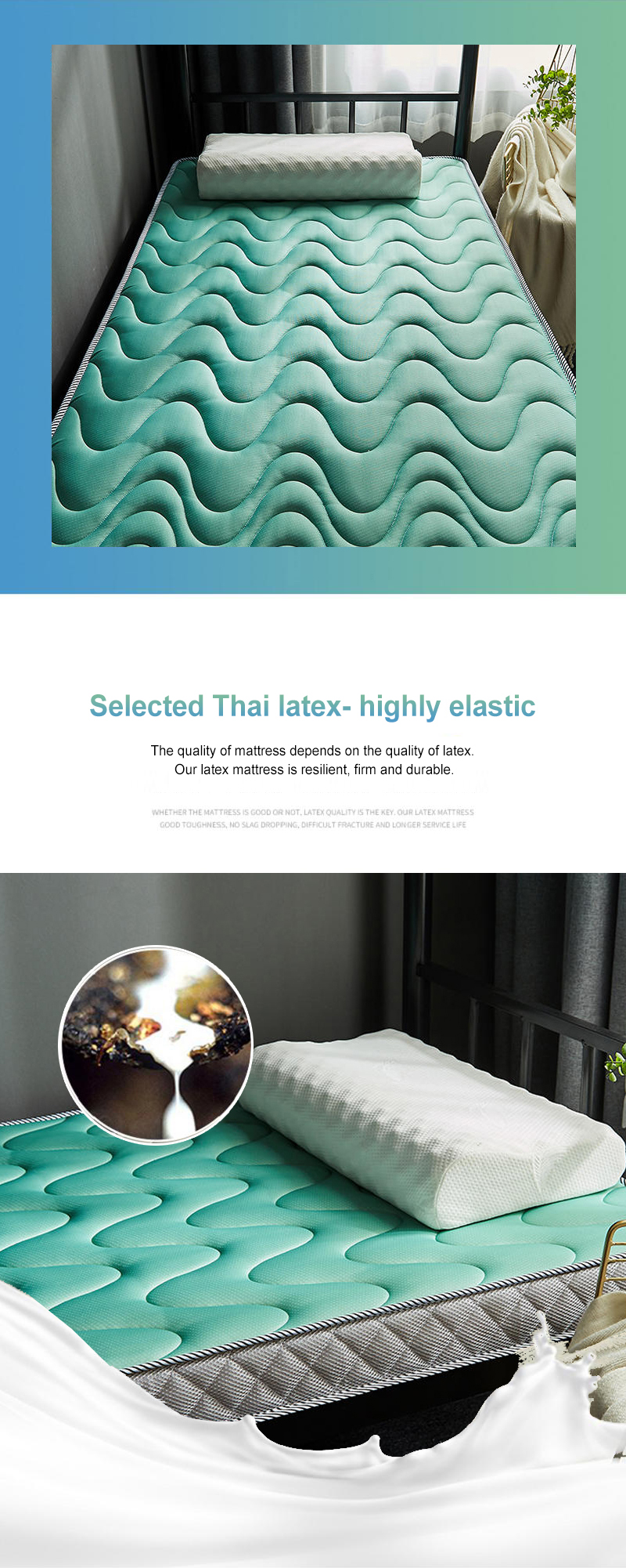 Latex Layer Full XL Mattress Pad