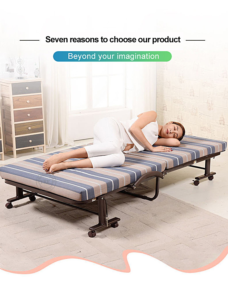 Beige Twin Size Folding Bed