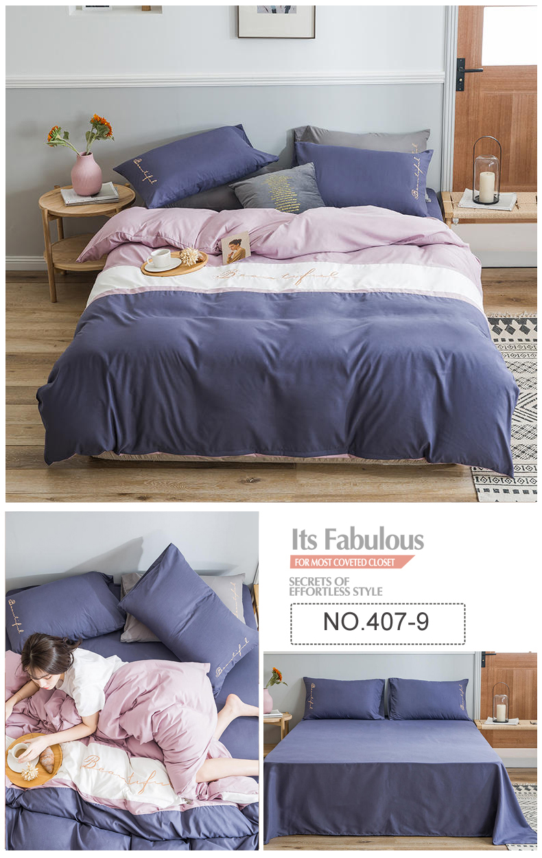 Polyester Bed Sheet Set 1800 Series