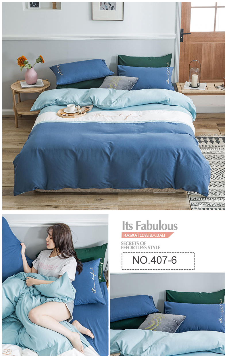Modern Design Bed Sheet Set Single Bed