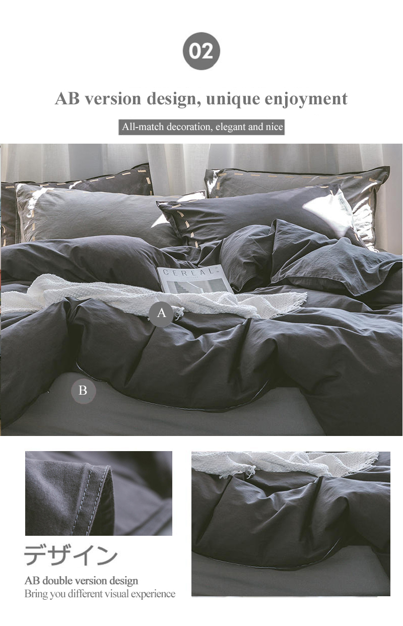 Duvet Cover Embroidery Deep Pocket