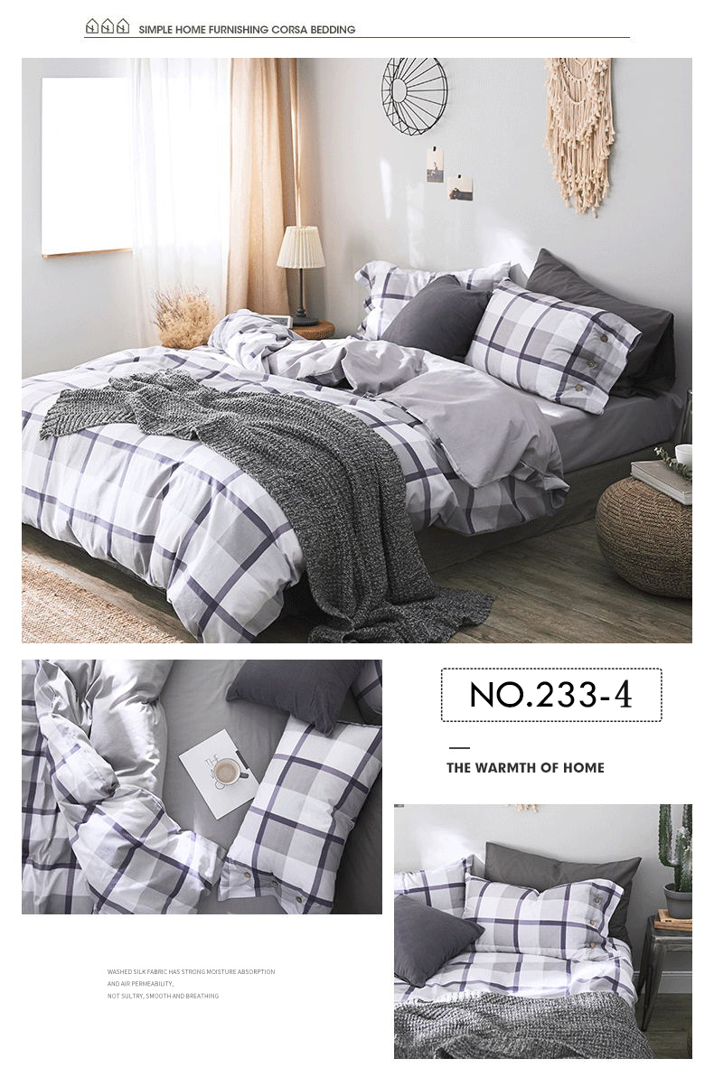 Bed Linen Home Textile 3 Piece