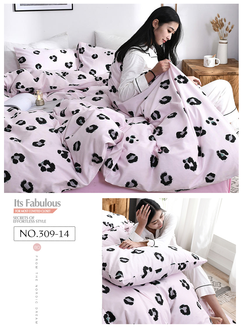 Queen Bed Duvet Cover Fashion Style
