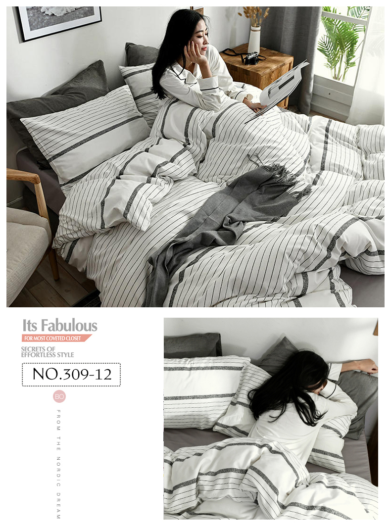 Bed Linen Home Collection 4 Piece