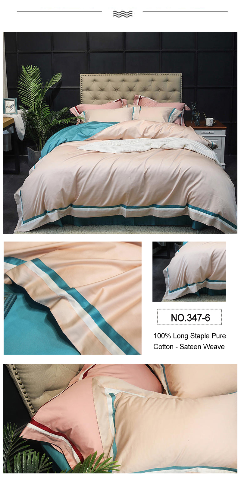 Bed Cover 100% Long Staple Satin Superior Quality