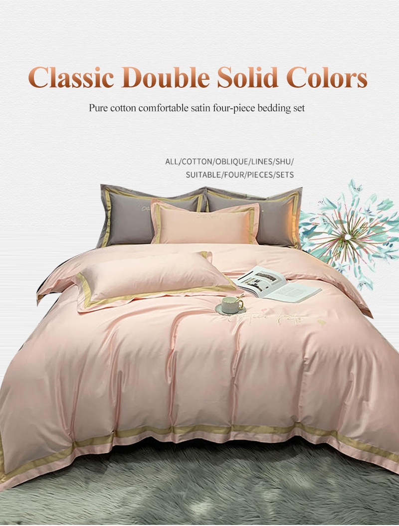 Sleep Supportive Bedding Light Pink 3PCS