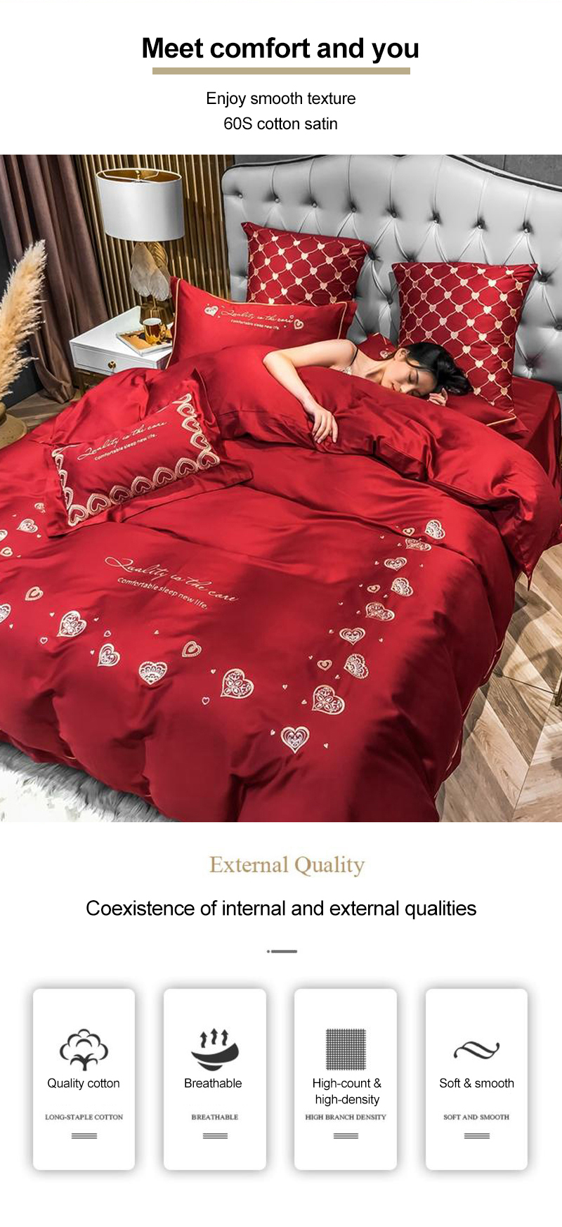 Modern Style With LOGO Bedsheet