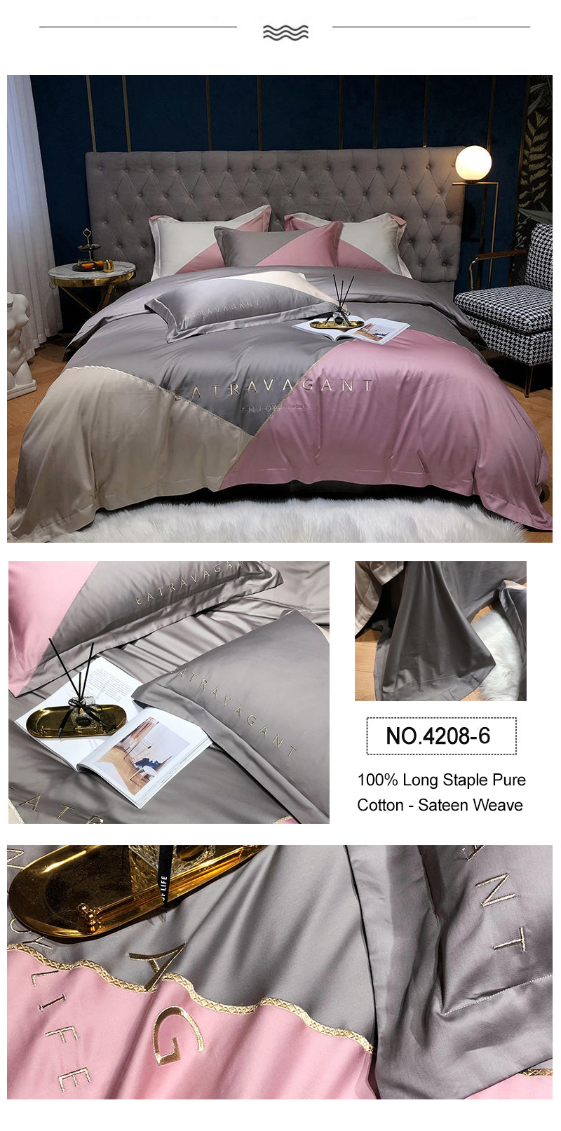 100% Silk Bed Sheet Set