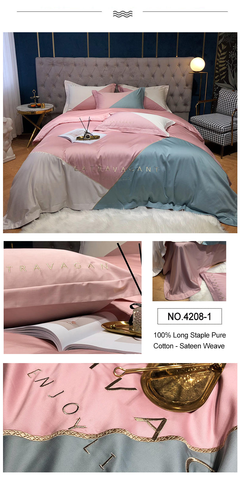 100% Silk Bed Sheet Set Queen Bed