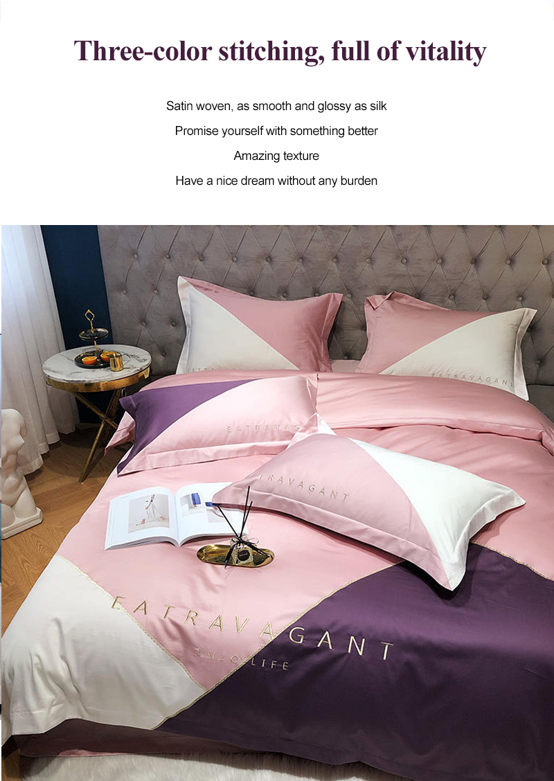 Bed Sheet Set Softness 100% Silk