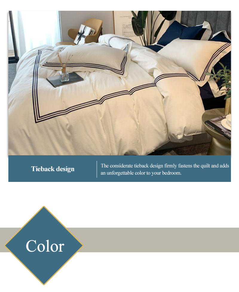 Hotel Comforter Set 100% Cotton White For Double Bed