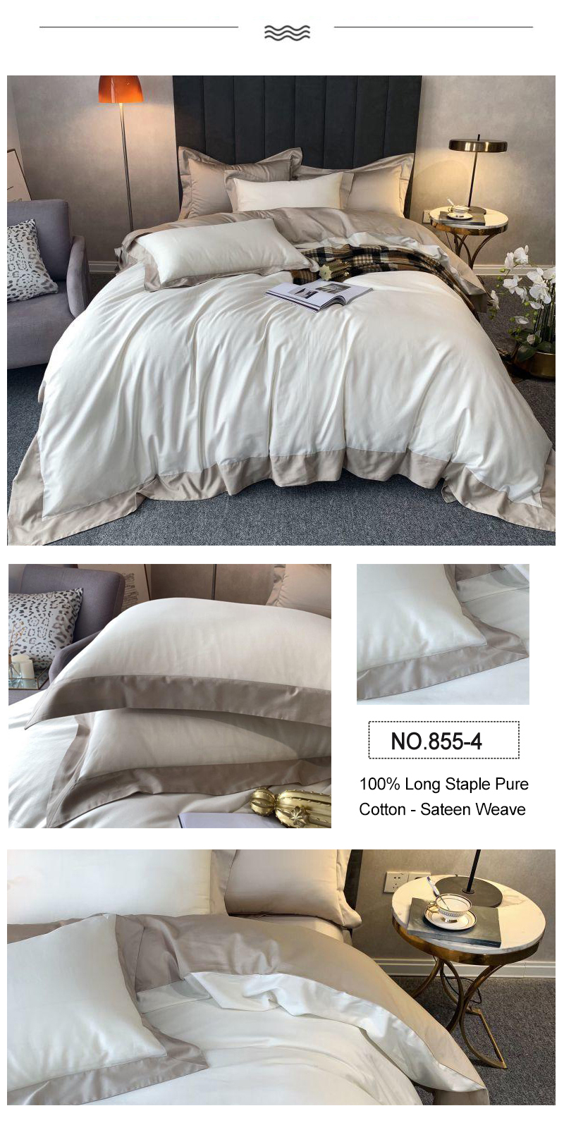Bedding Hilton Hotels Linen 100% Long Staple Cotton