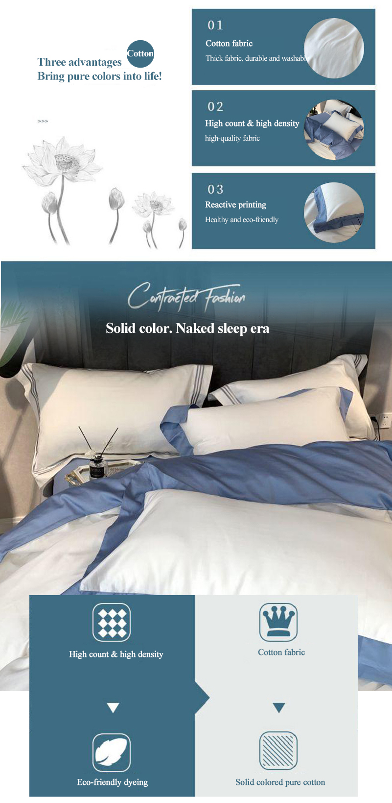 Softness Cotton Modern Style Westin Hotel Linen