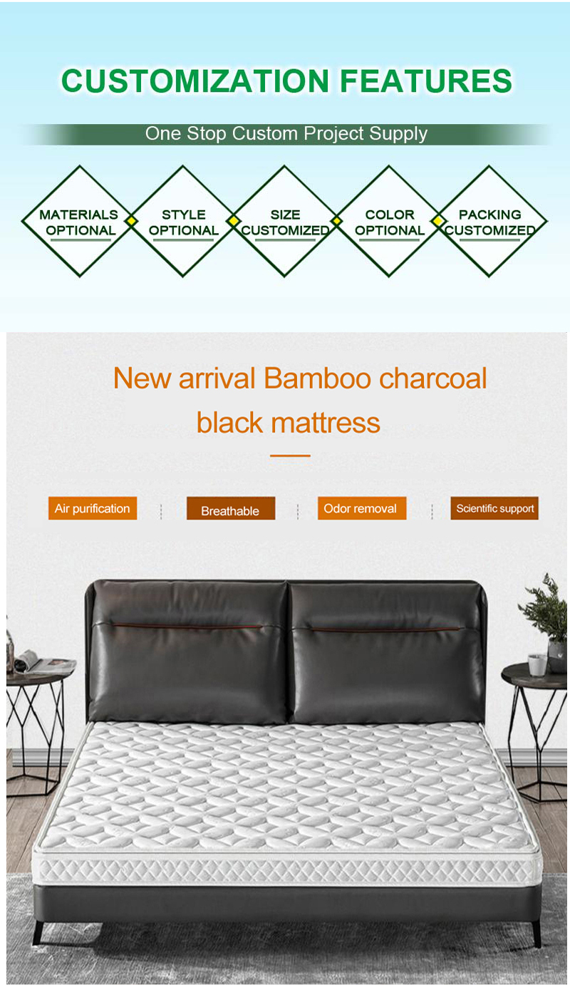 Foldable Mattress Detachable Bamboo charcoal palm