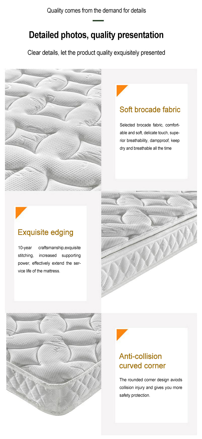 Beige Thick 15CM Foldable Mattress