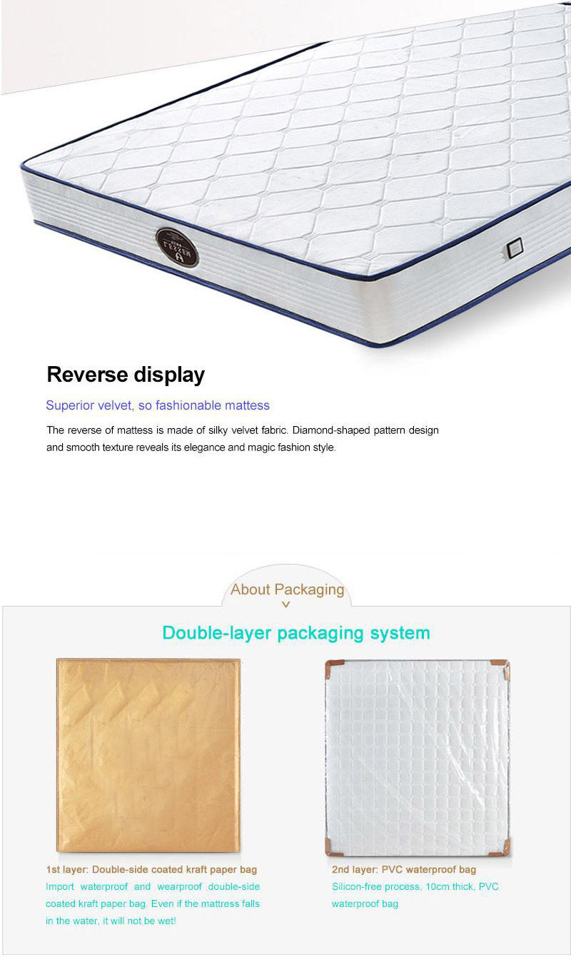 Luxurious Silver fiber fabric Hotel Mattress