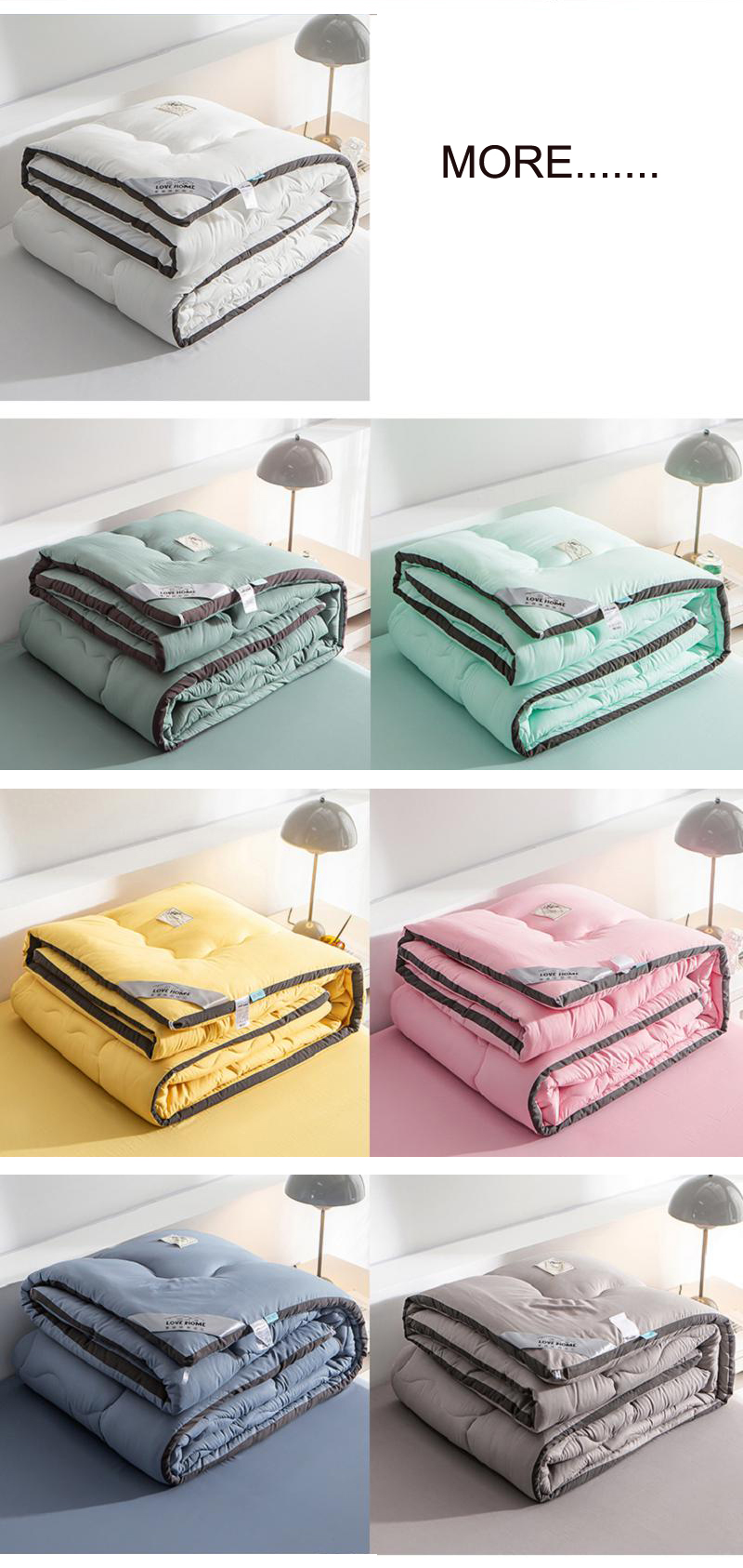 Dorm Duvet Sateen Satin Feels Quilt