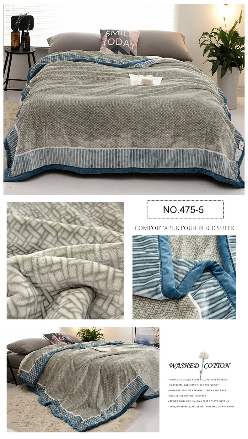 Thick Bedding Blanket For Winter