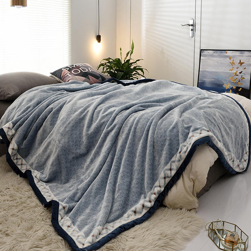 Comfortable Throw Blanket Solid Color