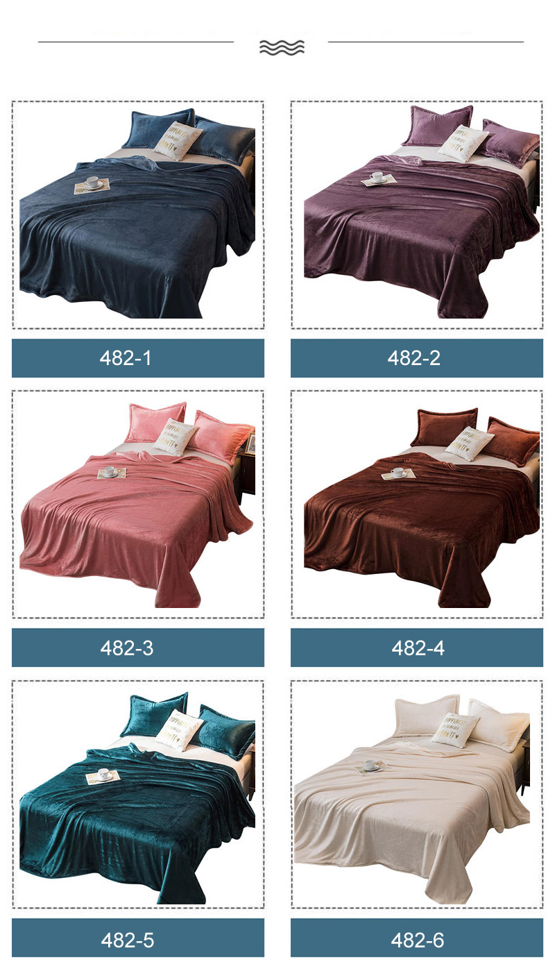 Polyester Durable Throw Blanket