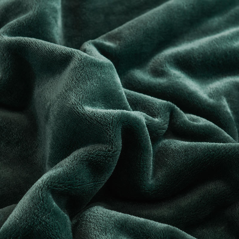 Raschel Blanket Brushed Dyed Plain