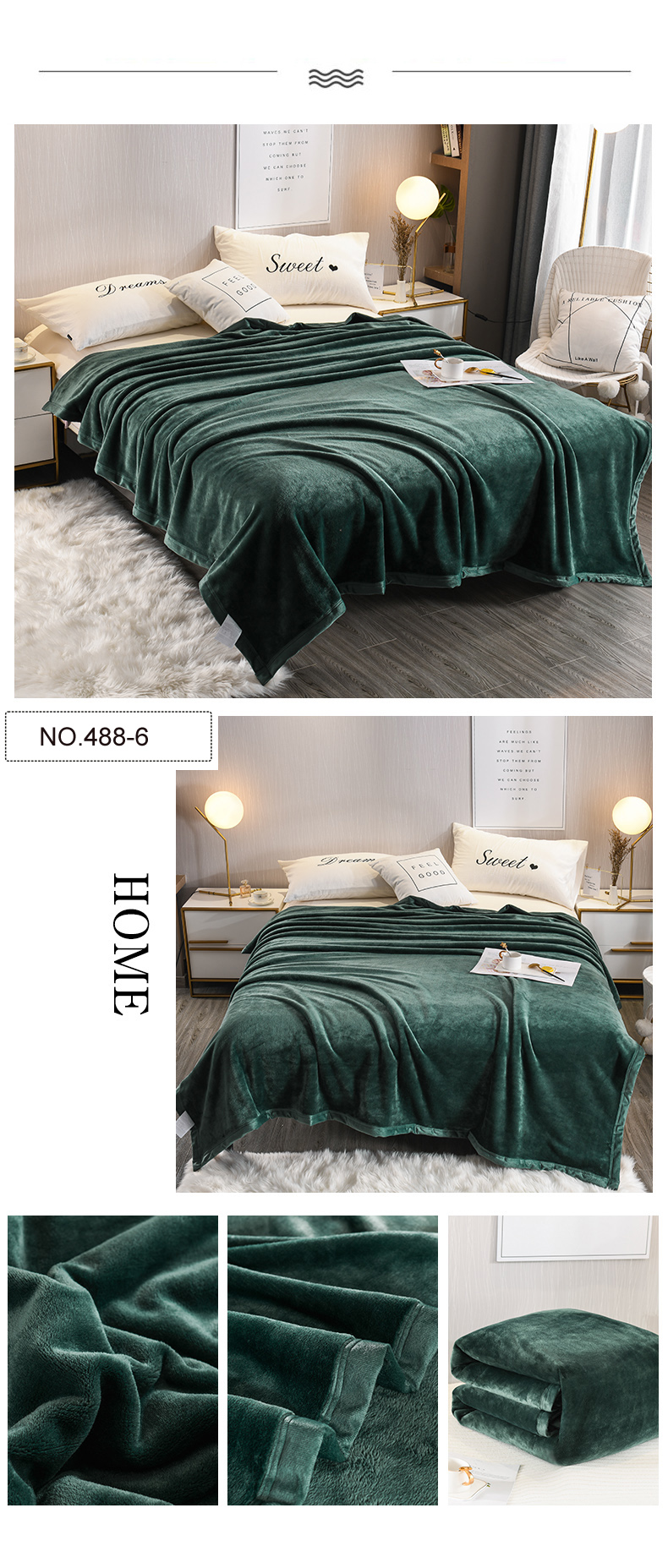Softness Picnic Blanket For Bedroom