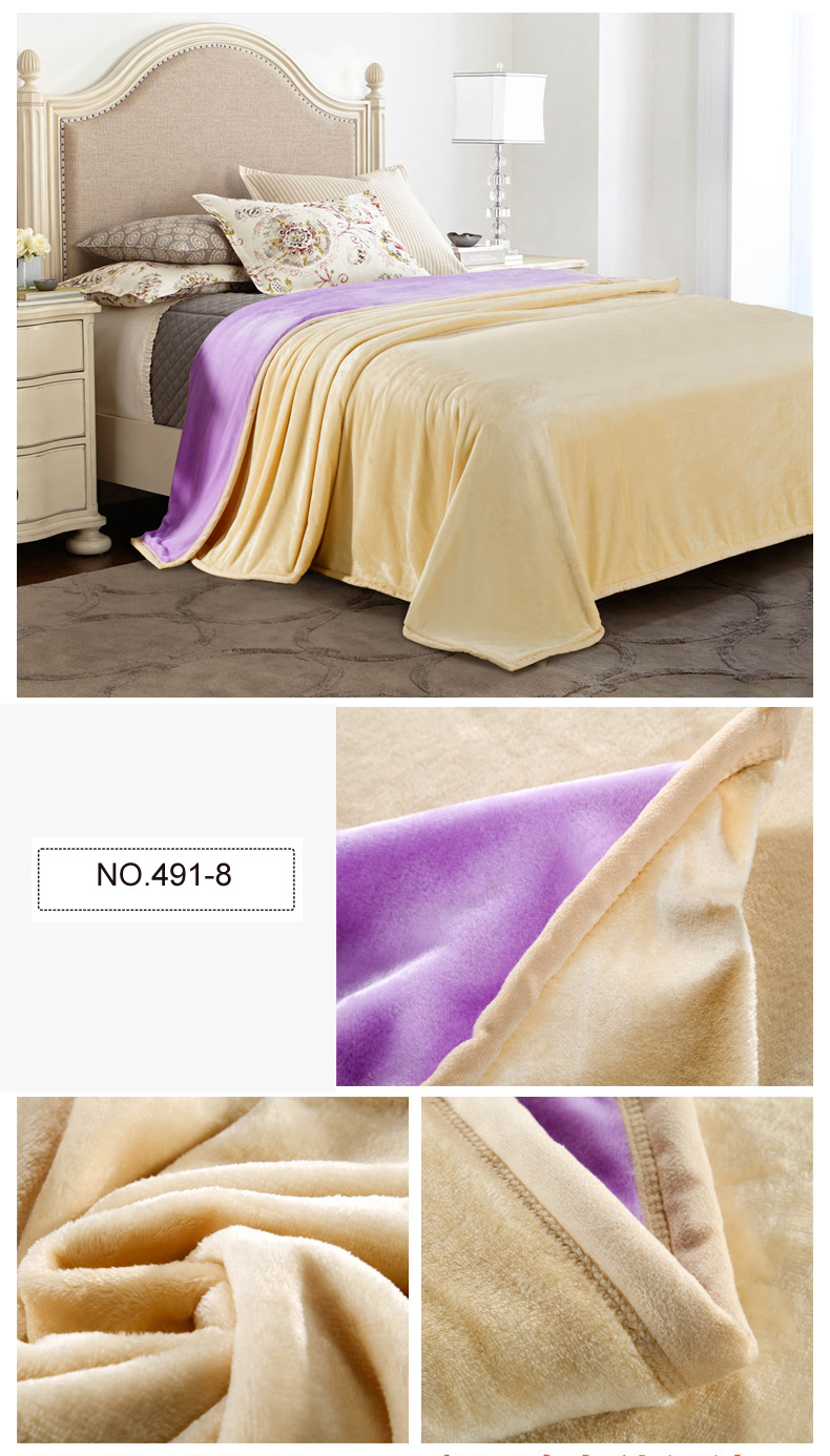 Solid Color No Pilling Blanket