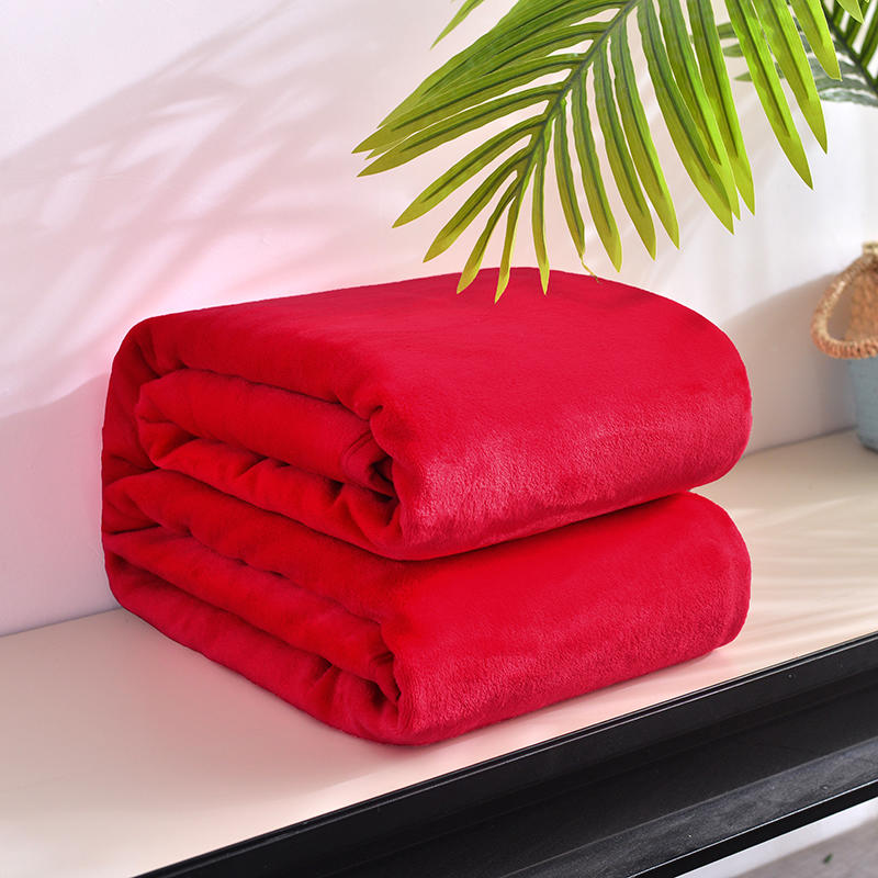 For Single Bed Coral Blanket Easy to Carry