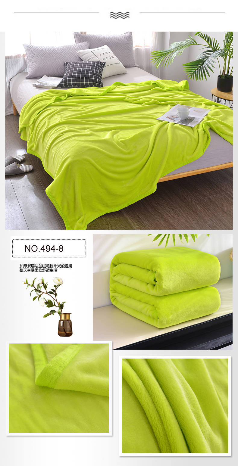 Super Soft Polyester Blanket For King Bed