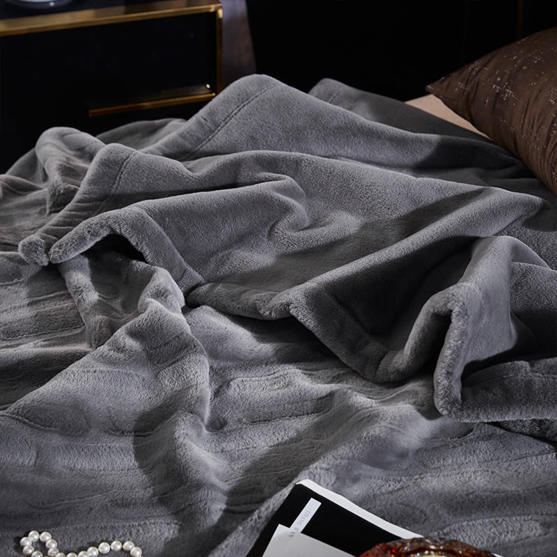 Blanket imitating fur Ultra-soft