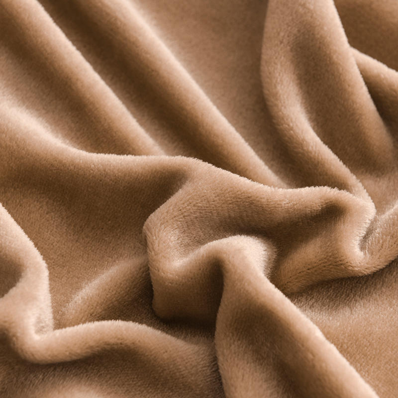 Champagne Fleece Blankets Easy to Carry