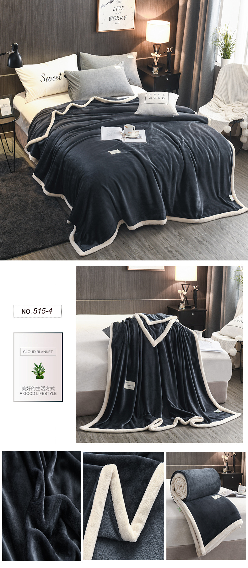 Very Soft Polar Microfiber Fleece Blanket