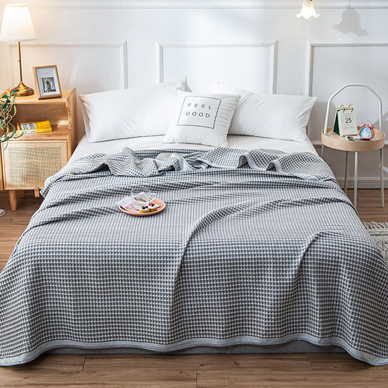 Waffle Weave Wholesale Wool Blanket Lightweight