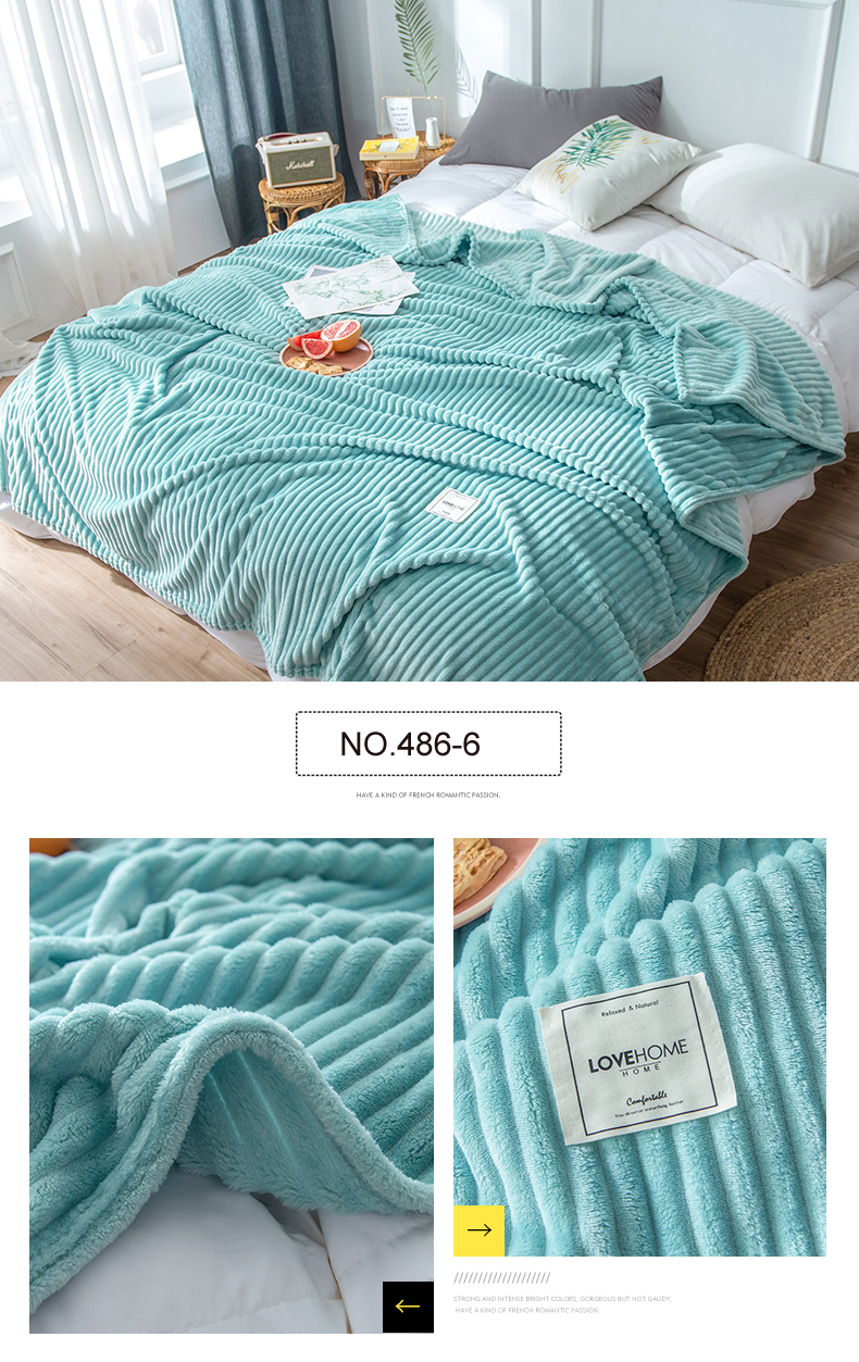 Polyester Blanket No Pilling Winter