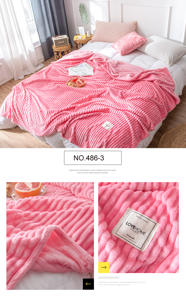 No Pilling Winter Polyester Blanket