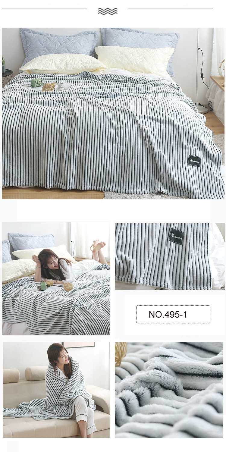 100% Polyester Bedding Blanket For Home