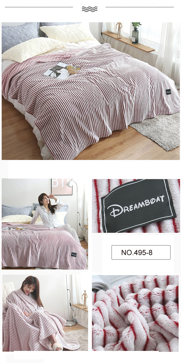 Easy to Carry Polyester Fleece Blankets
