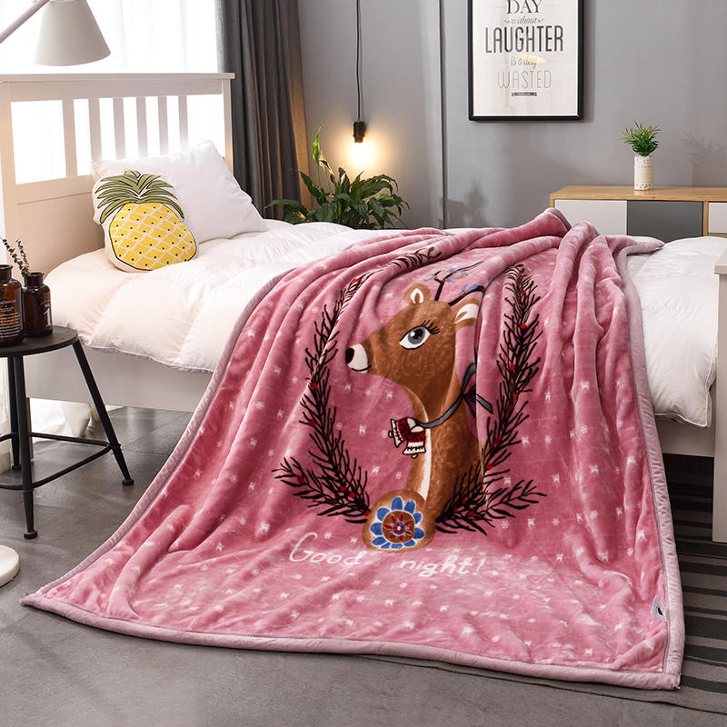 Reactive Printing Dyeing Fleece Blankets Modern Design