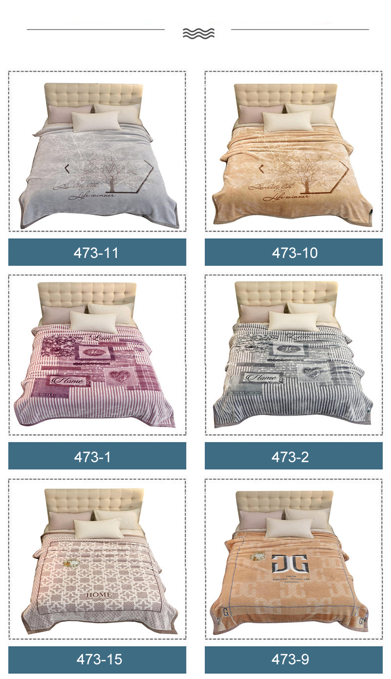 Durable Reversible design Fleece Blankets