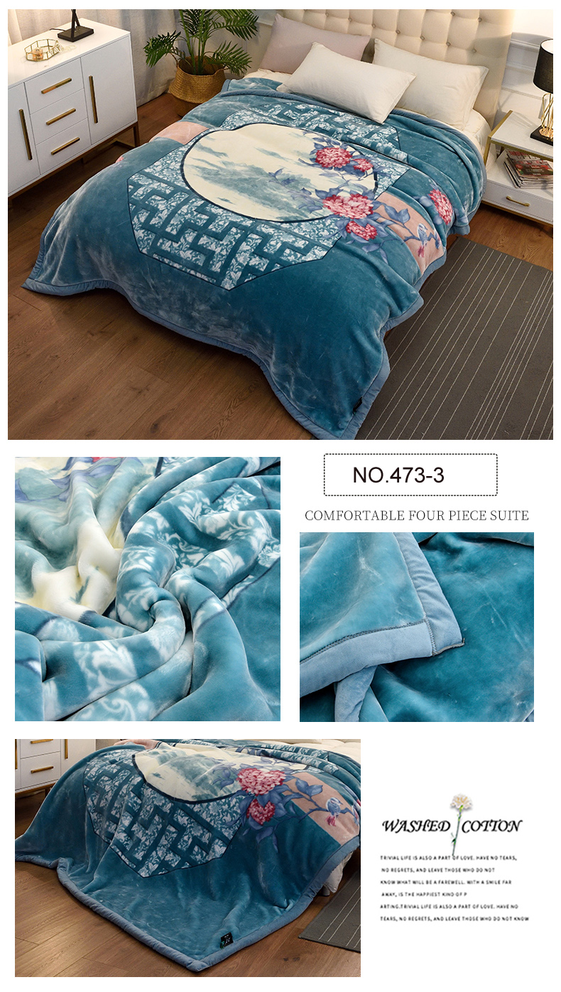 Fleece Blankets Durable Reversible design