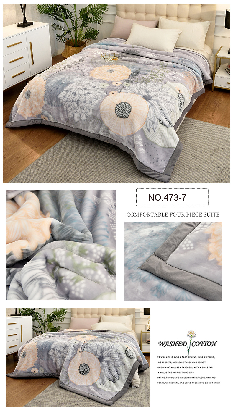 Plush warmth retention Polyester Blanket