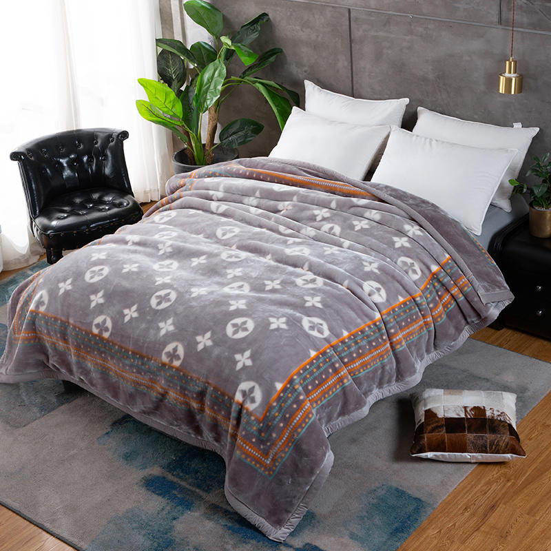 Faux Fur Blanket Modern Style Silky Soft