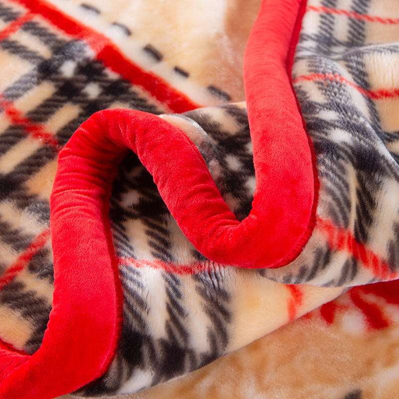 Raschel Blanket Dual-Sided Coral Fleece Micro