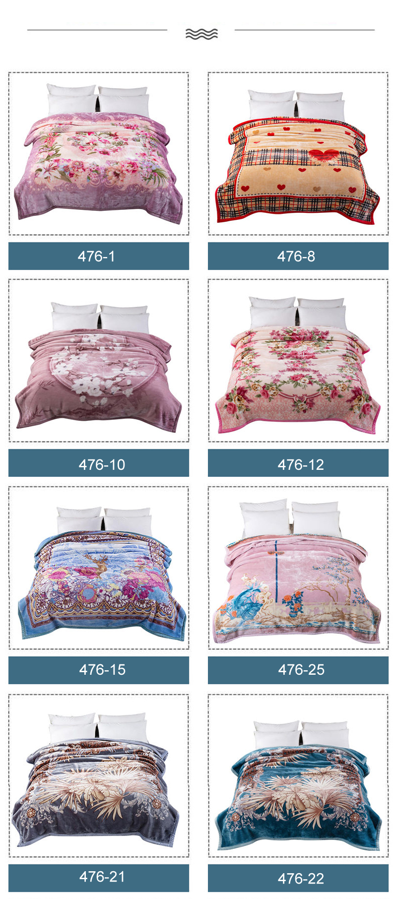 Printing Pattern Blanket Bedding