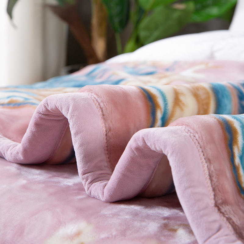 Coral Blanket 2 Ply Fleece Plaid