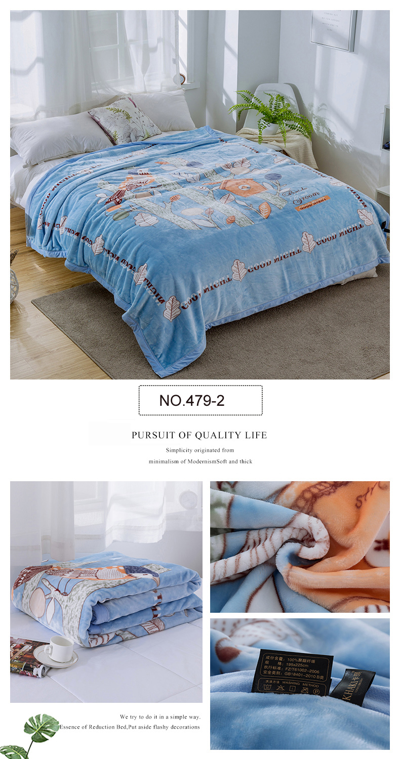 Luxurious Dual-Sided Fleece Blanket